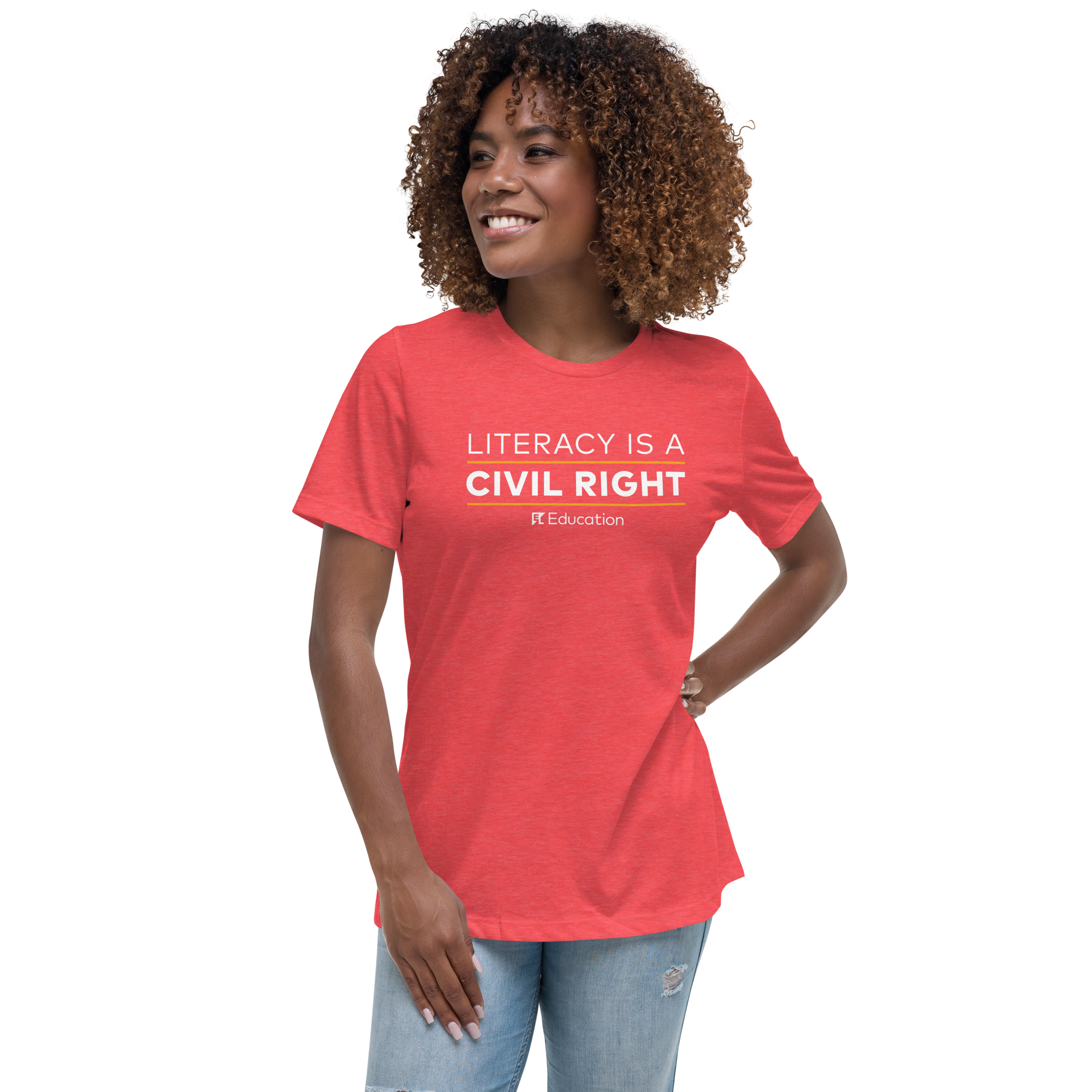 Literacy Is A Civil Right - Relaxed T-Shirt